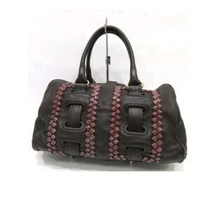 Bottega Veneta Boston Intercciato Bag